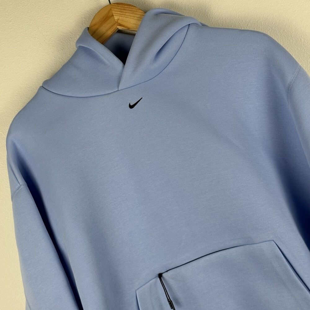 Nike Tech Fleece Oversized Hoodie Ice Blue HV6535-468 Men’s Medium New $140 MSRP